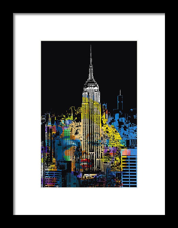 Marilyn Monroe New York City 1 - Framed Print