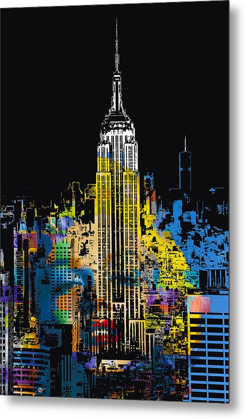 Marilyn Monroe New York City 1 - Metal Print
