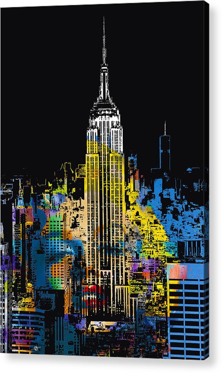 Marilyn Monroe New York City 1 - Acrylic Print