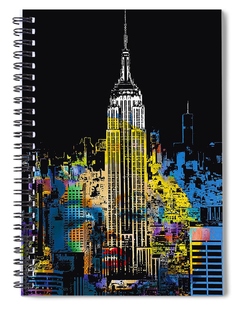 Marilyn Monroe New York City 1 - Spiral Notebook