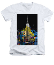 Marilyn Monroe New York City 1 - Men's V-Neck T-Shirt
