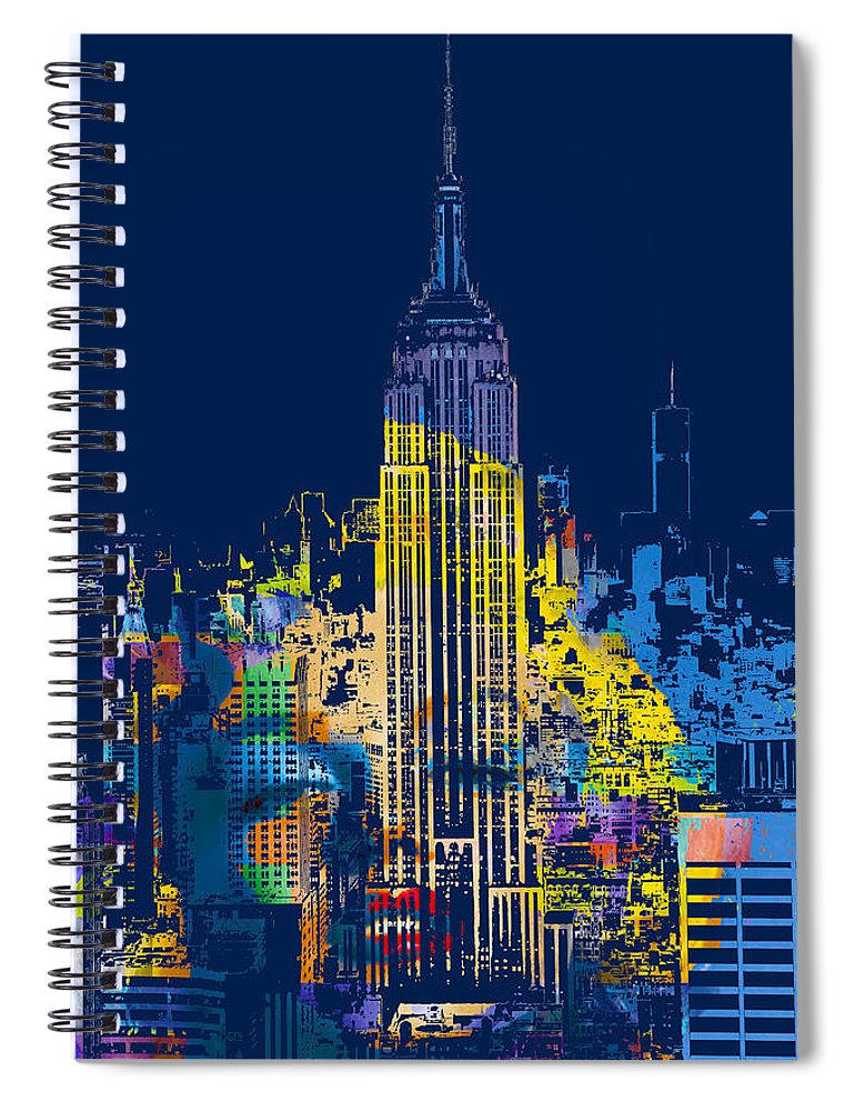 Marilyn Monroe New York City 2 - Spiral Notebook