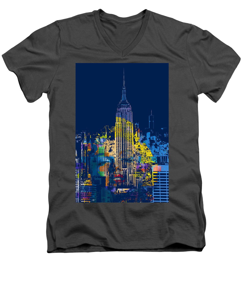 Marilyn Monroe New York City 2 - Men's V-Neck T-Shirt