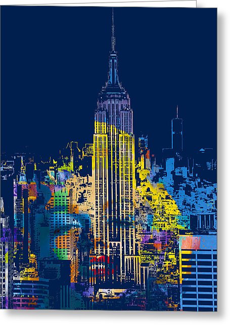 Marilyn Monroe New York City 2 - Greeting Card