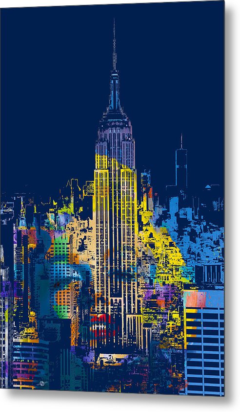 Marilyn Monroe New York City 2 - Metal Print