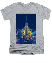 Marilyn Monroe New York City 2 - Men's V-Neck T-Shirt
