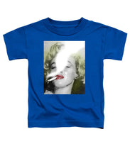 Marilyn Monroe Smokes 2 - Toddler T-Shirt