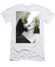 Marilyn Monroe Smokes - Men's T-Shirt (Athletic Fit)