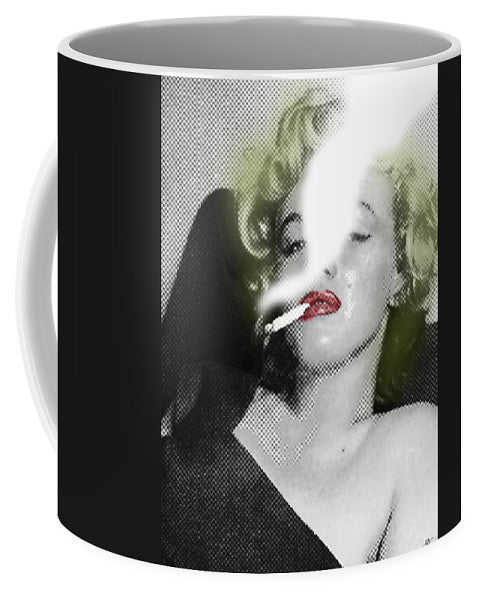 Marilyn Monroe Smokes - Mug