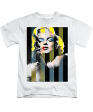 Marilyn Monroe Stripes - Kids T-Shirt