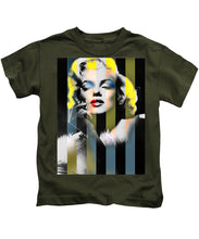 Marilyn Monroe Stripes - Kids T-Shirt