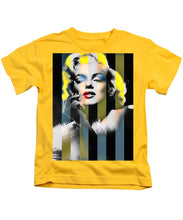 Marilyn Monroe Stripes - Kids T-Shirt