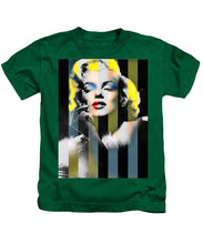 Marilyn Monroe Stripes - Kids T-Shirt