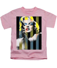 Marilyn Monroe Stripes - Kids T-Shirt