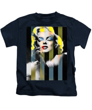 Marilyn Monroe Stripes - Kids T-Shirt