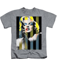 Marilyn Monroe Stripes - Kids T-Shirt