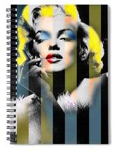 Marilyn Monroe Stripes - Spiral Notebook