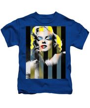 Marilyn Monroe Stripes - Kids T-Shirt