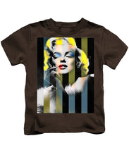 Marilyn Monroe Stripes - Kids T-Shirt