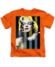 Marilyn Monroe Stripes - Kids T-Shirt