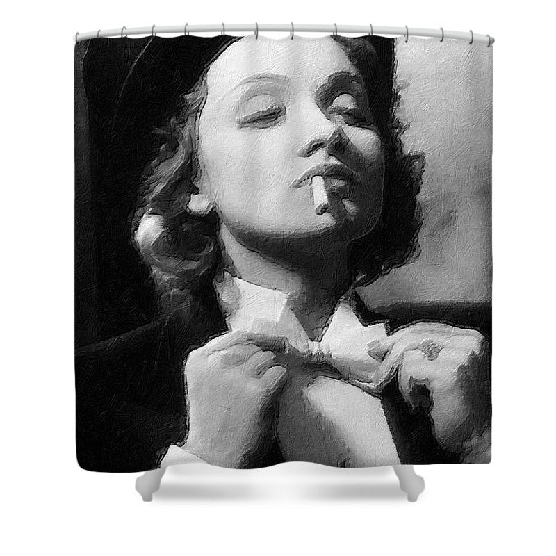 Marlene Dietrich - Shower Curtain