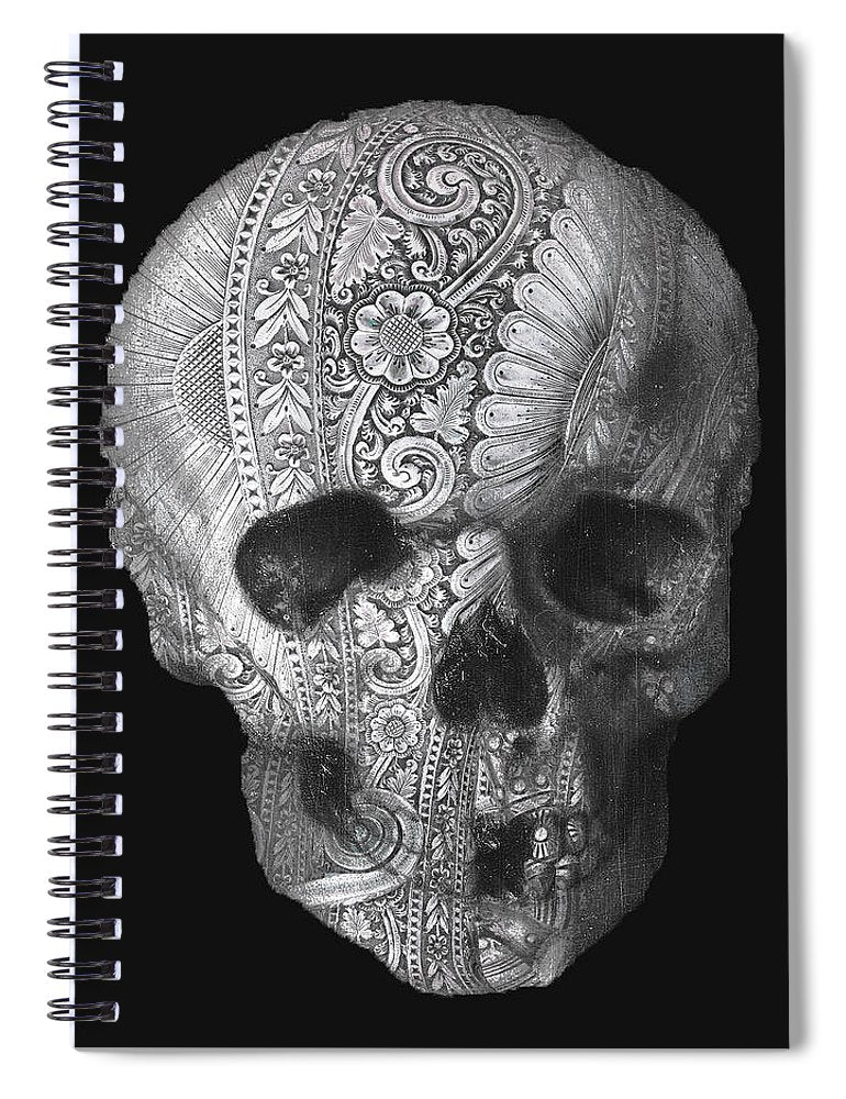 Metal Skull - Spiral Notebook