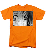 Metallic Anime Girl Eyes 2 Black And White - Men's T-Shirt  (Regular Fit)