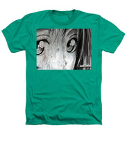Metallic Anime Girl Eyes 2 Black And White - Heathers T-Shirt
