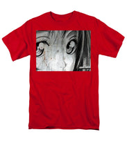 Metallic Anime Girl Eyes 2 Black And White - Men's T-Shirt  (Regular Fit)