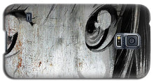 Metallic Anime Girl Eyes 2 Black And White - Phone Case
