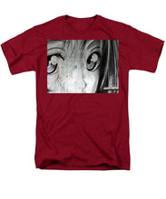 Metallic Anime Girl Eyes 2 Black And White - Men's T-Shirt  (Regular Fit)