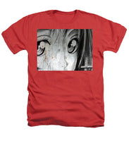 Metallic Anime Girl Eyes 2 Black And White - Heathers T-Shirt