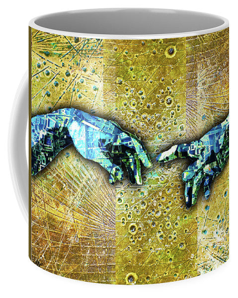 Michelangelo's Creation Of Man - Mug