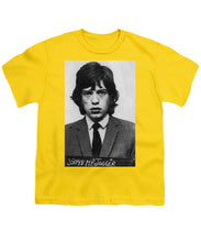 Mick Jagger Mug Shot Vertical - Youth T-Shirt
