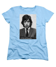 Mick Jagger Mug Shot Vertical - Women's T-Shirt (Standard Fit)