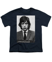 Mick Jagger Mug Shot Vertical - Youth T-Shirt