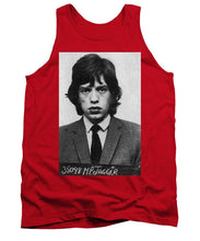 Mick Jagger Mug Shot Vertical - Tank Top