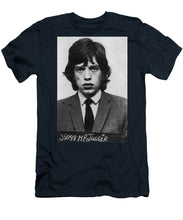 Mick Jagger Mug Shot Vertical - Men's T-Shirt (Athletic Fit)