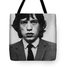 Mick Jagger Mug Shot Vertical - Tote Bag