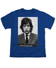 Mick Jagger Mug Shot Vertical - Youth T-Shirt