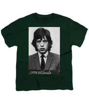 Mick Jagger Mug Shot Vertical - Youth T-Shirt