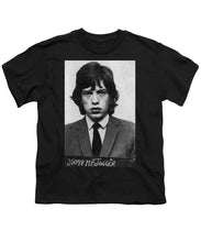 Mick Jagger Mug Shot Vertical - Youth T-Shirt