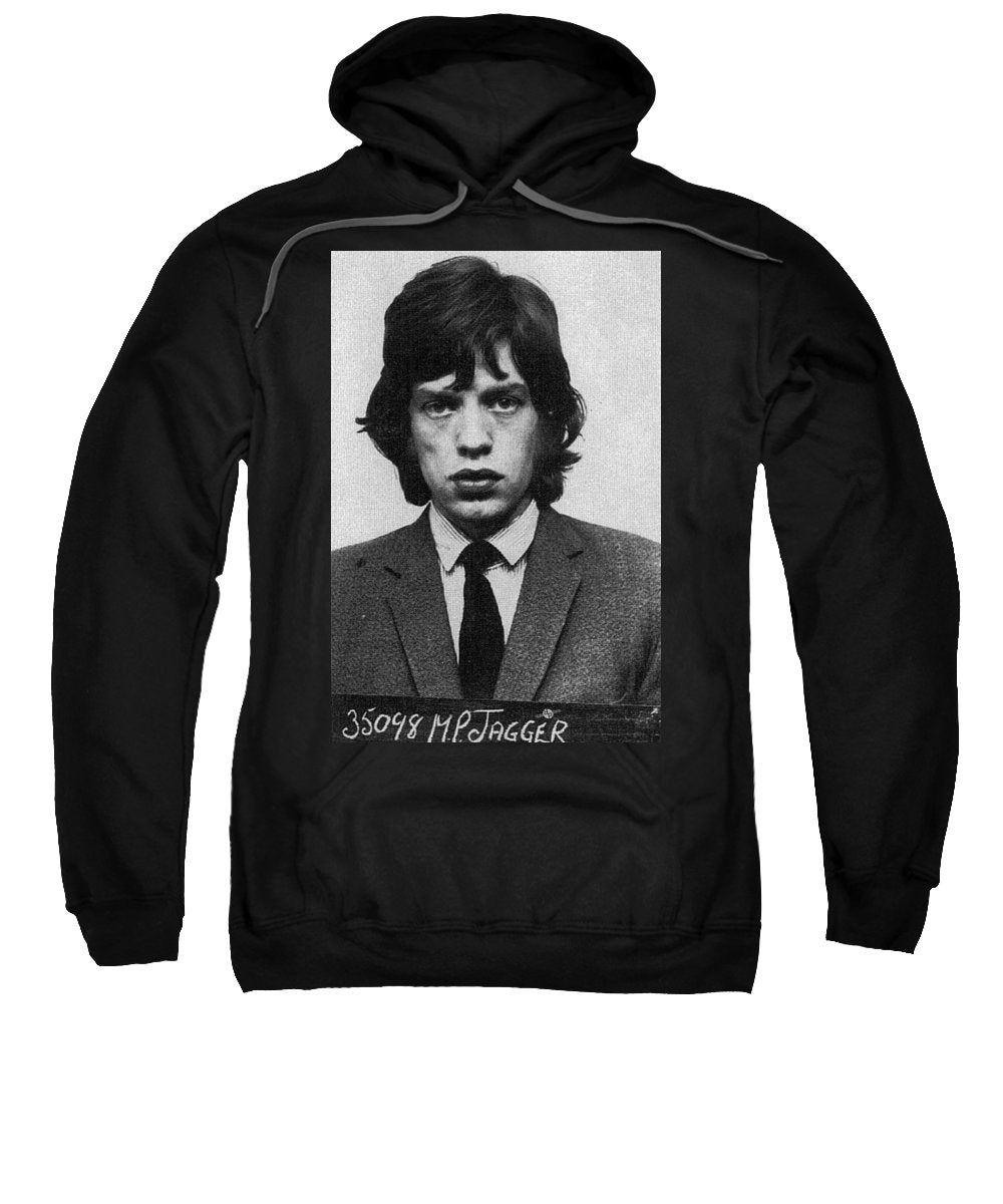 Mick Jagger Mug Shot Vertical - Sweatshirt