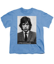 Mick Jagger Mug Shot Vertical - Youth T-Shirt