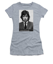 Mick Jagger Mug Shot Vertical - Women's T-Shirt (Athletic Fit)
