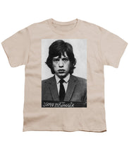Mick Jagger Mug Shot Vertical - Youth T-Shirt