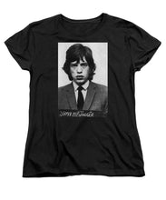 Mick Jagger Mug Shot Vertical - Women's T-Shirt (Standard Fit)