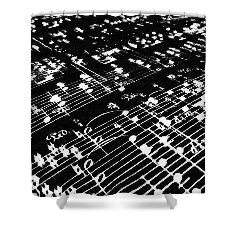 Music Painting - Shower Curtain
