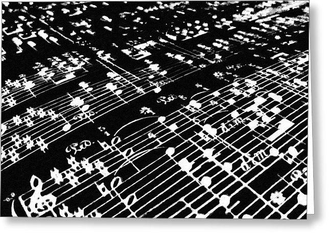 Music Painting - Greeting Card