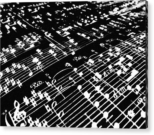 Music Painting - Acrylic Print